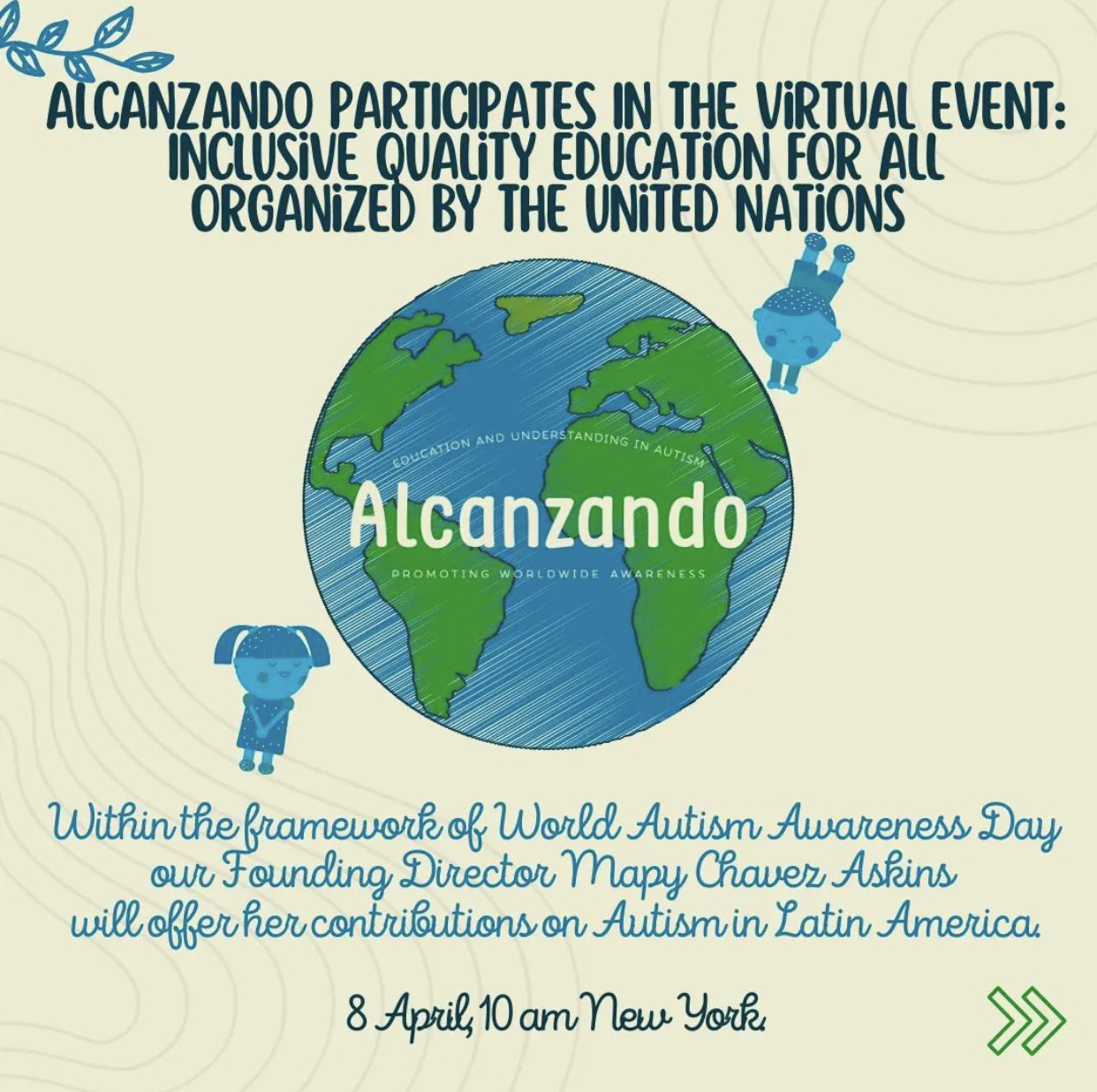 Alcanzando in United Nations World Autism Awareness Day Ceremony